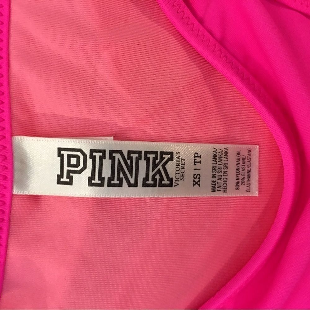 New! VS PINK ruched side tie bikini bottoms - Picture 3 of 6
